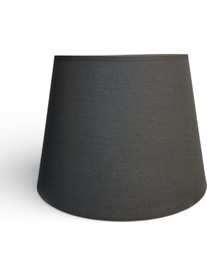 Mars Concept Kumaş Abajur Şapkası 35 cm Alt Çap Modern Dekoratif Lambader ve Abajur Uyumlu