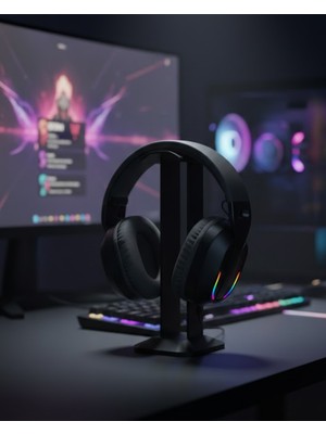 Teknodayım Kablosuz Oyuncu Kulaklığı Rgb Aydınlatmalı Bluetooth Mikrofonlu Gaming Headset