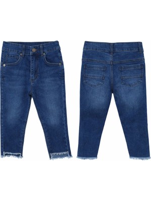 Süzgün Klasik Model Erkek Çocuk Mavi Kot Pantolon 8911