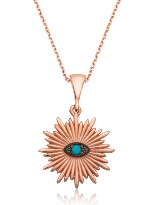Aya Diamond Gümüş Nazar Göz Bayan Kolye