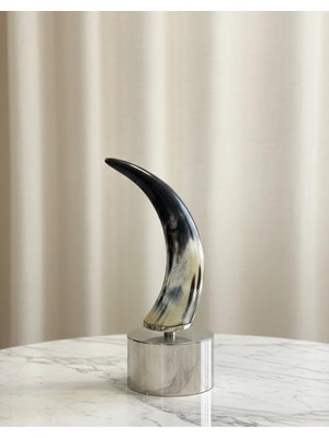 Mikasa Moor Mıkassa Moor Gümüş & Kahve Boynuz Dekor 14*11*31 cm