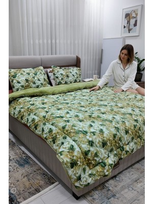 Esre Ev Tekstili Çift Kişilik Wellsoft yorgan seti 5Boyutludesen