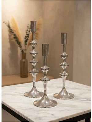 3’lü Dekoratif Mumluk