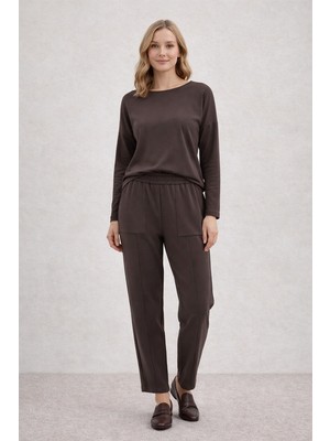 5625 Sentez Noir Kargo Cepli Pantolon