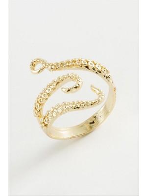 Zero Land Lvsqvr Yılan Metal Yüzük - Gümüş Rengi