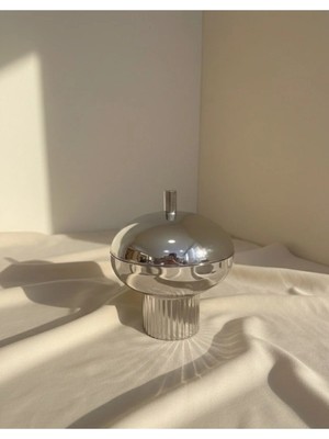 Mikasa Moor Gümüş Kapaklı Şekerlik 13 cm