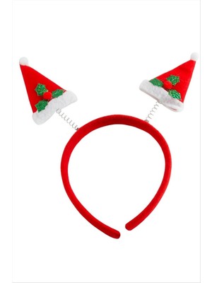 Zero Land Lvsqvr Şapka Kadife Yılbaşı Taç - Kırmızı