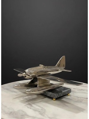 Mikasa Moor Pirinç Gümüş Dekoratif Uçak Biblo 42*32 cm