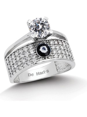 Kuyumcudükkanı Kuyumcudukkani Tektaş Twin YÜZÜK-10015-W-W