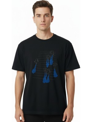White Whale Rare Blue Shadows Erkek T-Shirt
