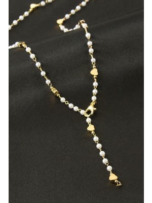 Zero Land Lvsqvr Kalp Inci Y Kolye - Sarı