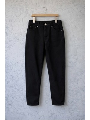 Gambocci Erkek Normal Bel Bilek Boy Kısa Paça Boyfriend Kot Jeans Pantolon