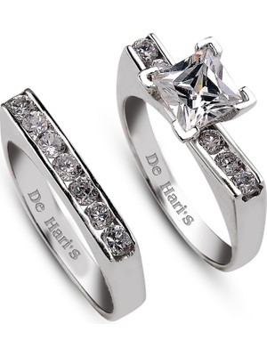 Kuyumcudükkanı Kuyumcudukkani Alyanslı TEKTAŞYÜZÜK-10025-W-W