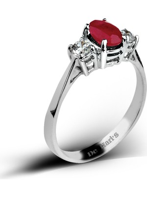 Kuyumcudükkanı Kuyumcudukkani Yakut Taşlıtektaş YÜZÜK-10206-W-R