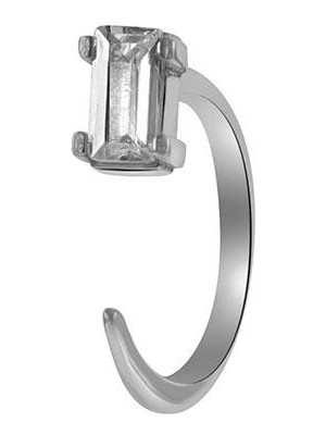 Kuyumcudükkanı Kuyumcudukkani "baget Taşlı EARCUFF"KÜPE-31241-W-W