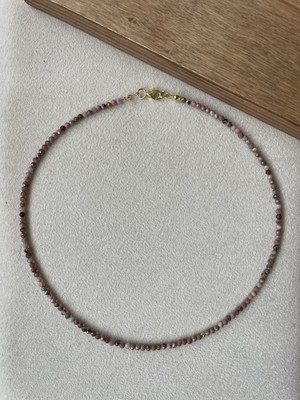 Rupen Kraft 14 Ayar Ayar Doğal Taşlı Altın Kolye Kristal Pembe Opal Taşı Altın Kolye Opal Taşlı Altın Kolye