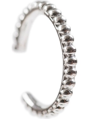 Kuyumcudükkanı Kuyumcudukkani Yeni Trend Noktalı Ear Cuff -30101-W-11MM