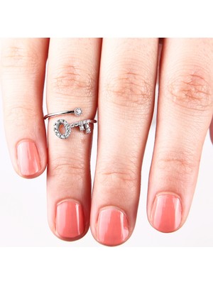 Kuyumcudükkanı Kuyumcudukkani Free Size Anahtar YÜZÜK-10220-W-W