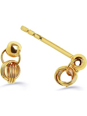 Kuyumcudükkanı Kuyumcudukkani Eliişi Halka Sarılı Vidalı Trend KÜPE-30110-G