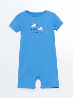 Lc Waikiki Yeni Sezon Bisiklet Yaka Pamuklu Erkek Bebek Tulum