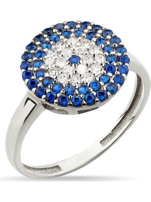 Kuyumcudükkanı Kuyumcudukkani  Nazar Taşlı YÜZÜK-10364-W-M