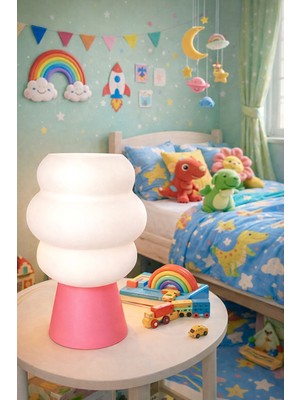 Piccomino Modern Bulut Tasarımlı Gece Lambası - Dekoratif Masa Lambası