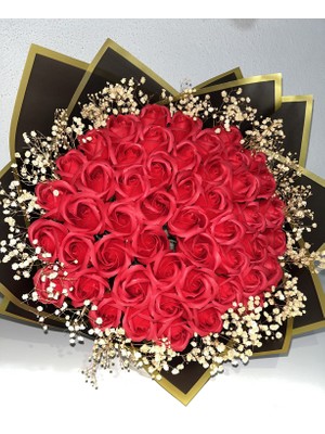 Green Deco Isteme Çiçeği 50 Li A Kalite Kokulu Gerçekçi Gül -Hediye - Özel Gün - Sevgili