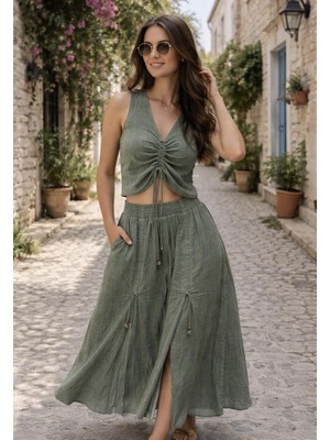 Phuti %100 Pamuk Bohem Takım