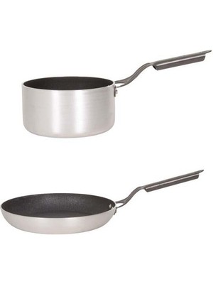 Mehtap Chefline Indüksiyon Tabanlı 32 cm Tava ve 18 cm Kaçerola Sosluk Seti