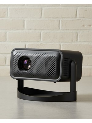 Değirmen Grup Smart Projector Android Tv Taşınabilir Gimbal Standlı - Lisinya