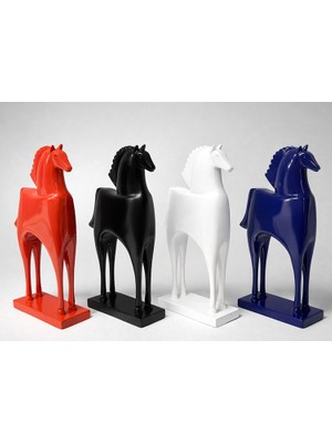 Değirmen Grup 27X15 cm Özel Tasarım Polyester At Figürü