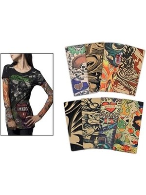 Değirmen Grup Tattoo Sleeves Giyilebilir Dövmeler - Lisinya