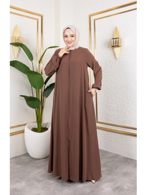 Butik Medine Ipeği Mevlana Feracce (Taba)