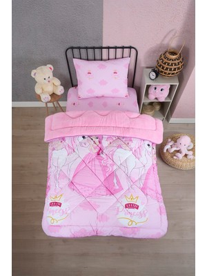 Esre Ev Tekstili Tek Kişilik Çift Taraflı Lüx Wellsoft Yorgan Seti (Çarşaf Dahil Değildir)