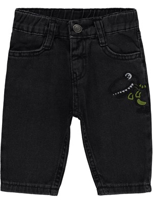 Civil Baby Dinozor Nakışlı 6-18 Ay Pantolon - Gri 18-24 Ay