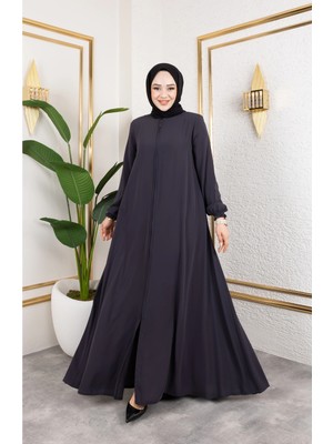 Butik Medine Ipeği Mevlana Feracce (Füme)