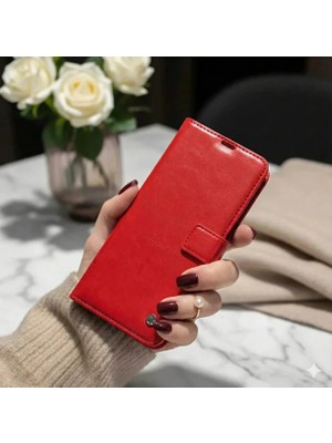 Egstech Huawei P Smart 2021 Kılıf Kapaklı Deri Cüzdan, Stant Olabilen Kartlıklı Önlü Arkalı Tam Koruma Sağlar