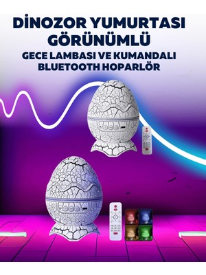 K-Yonlineticaret Dinazor Yumurta Gece Lambası