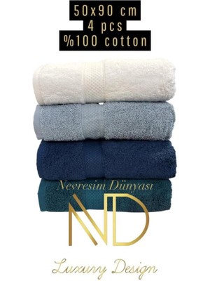 Flamex Nevresim Dünyası 50X100 4'lü Havlu Prime 4
