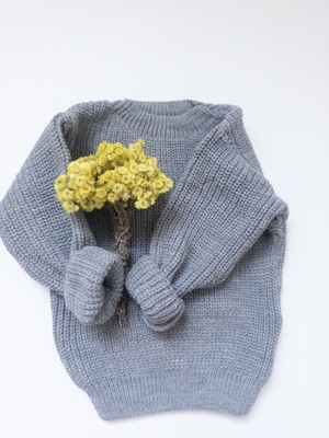 Meinlein Unisex Çocuk Selanik Örgü Kazak