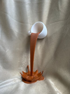 Mibe.co Kahve Köşeleri Için Eğlenceli Dökülen Kahve Figürü