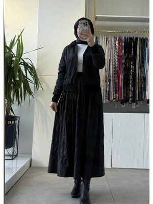 Fuat Gürsen Full Payet Işleme Detaylı Özel Tasarım Ceket - Etek Takım 5300