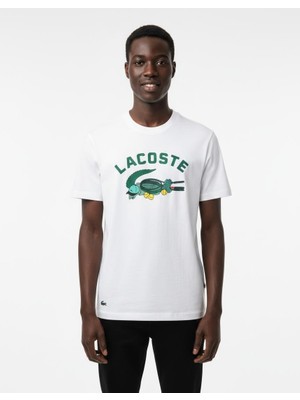 Lacoste Erkek Baskılı Slim Fit T-Shirt