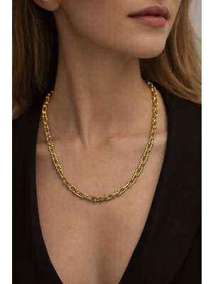 Suzi Shine 14K cm Altın Kaplama Tiffany Model Kolye