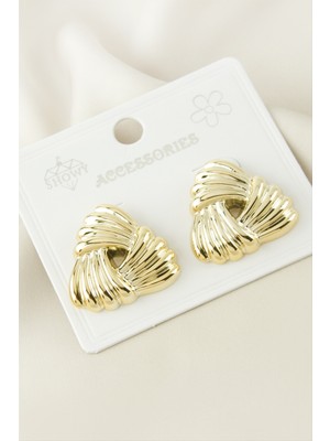 Zenvia Üçgen Plastik Küpe ZNVBJTR-23577