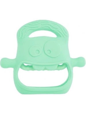 K-Yonlineticaret Açık Yeşil Bebek Silikon Diş Kaşıyıcı