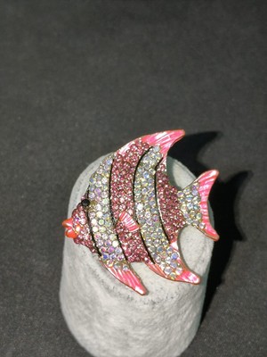 Vulwox Tropikal Işıltı Mercan Balığı Broş