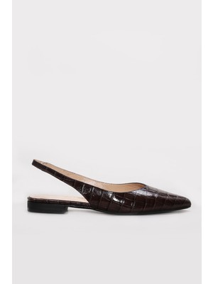 Fast Step Hakiki Deri  Kadın Babet Ayakkabı 019ZA26-520