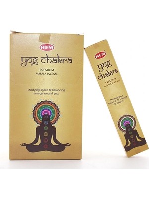 K-Yonlineticaret Hem Yog Chakra Masala Aromalı Çubuk Tütsü