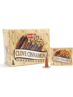 K-Yonlineticaret Clove Cinnamon Aromalı Konik Tütsü
